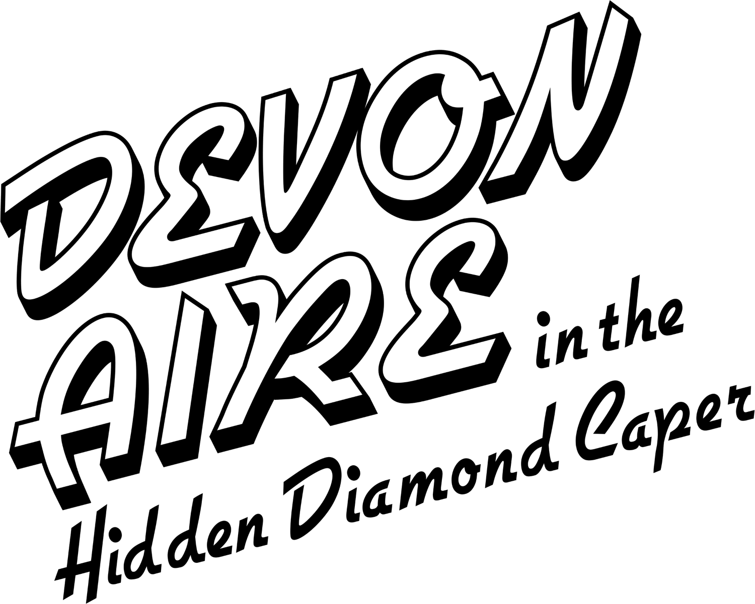 Devon Aire in the Hidden Diamond Caper logo for Atari ST